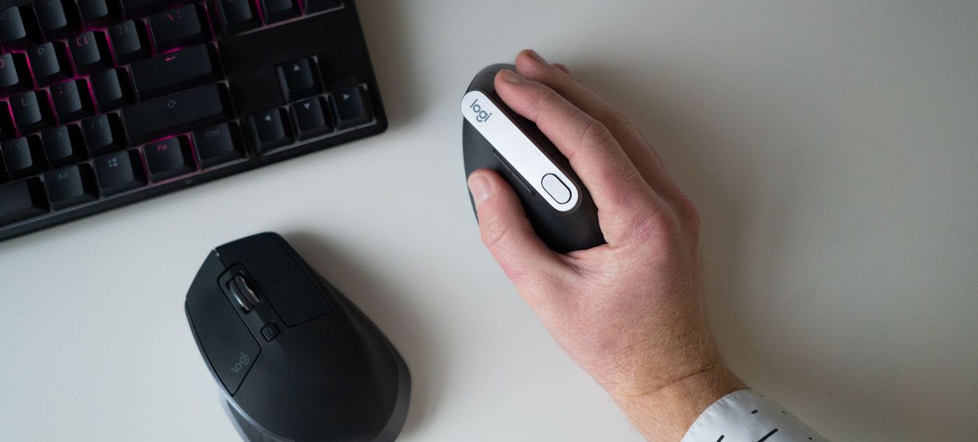 Sore wrists? Logi's MX Vertical mouse can help